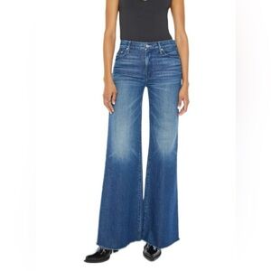 MOTHER Indigo Wide Leg Jeans